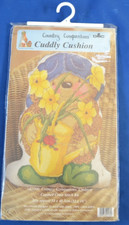 DMC Country Companions Cross Stitch Kit Vintage Hedgehog Cushion RARE