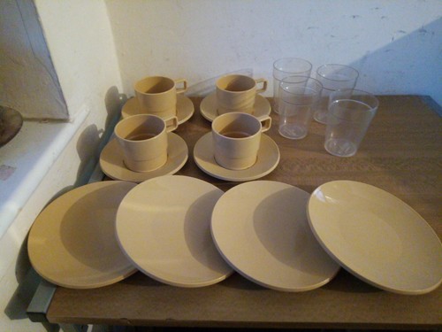 Evoware melamine cups saucers - evoware,