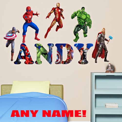 Personalised name avengers - personalised,