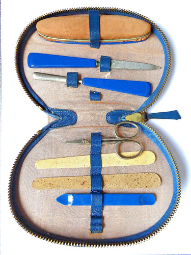 Vintage ladies manicure set - ladies,