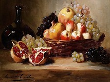 Still Juicy Fruits grape Tile