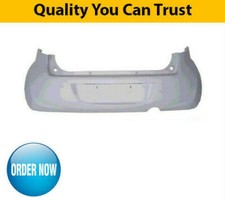 Vauxhall Agila Rear Bumper Primed 2008-2015 Insurance Approved UK Seller New