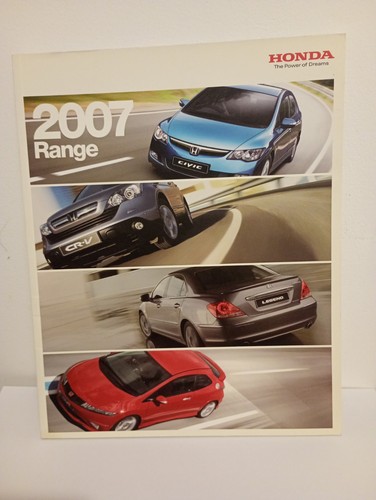 Honda range 2007 - 2007, uk