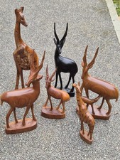 Wooden Hand Carved, antelope