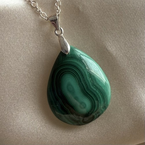 Malachite sterling silver - malachite,