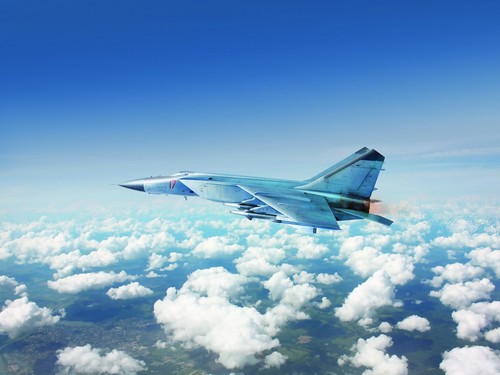 Icm mig 25pd soviet - icm, 1:72