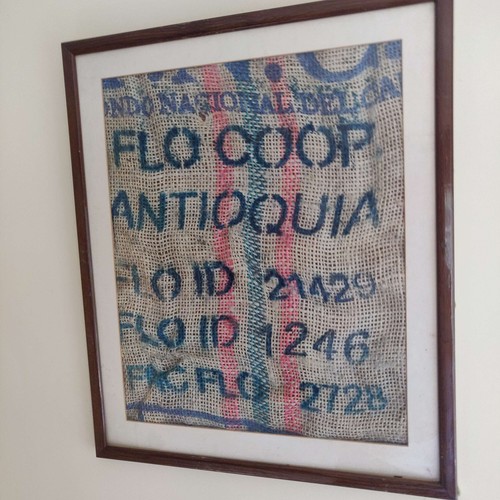 Vintage hessian coffee sack - vintage,