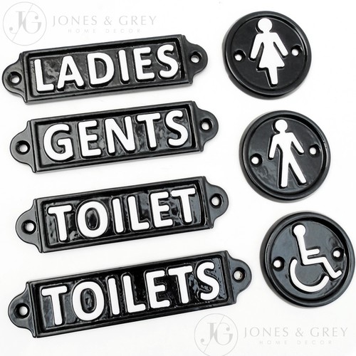 Vintage toilets door signs - vintage,