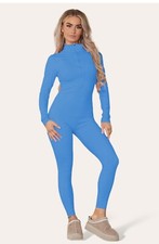 Ribbed High Neck Zipper Collar