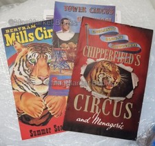 JOBLOT OF 3 VINTAGE CIRCUS PROGRAMMES · 1940s/50s