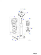 Jaguar Genuine Road Spring Kit