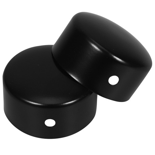 2pcs stainless steel black - stainless,
