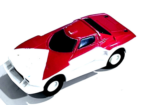 Artin lancia red slot car - artin, 1/43