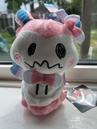 Sylveon mimikyu eevee stuffed - sylveon,