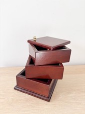 Vintage 3-Tier Swivel Dark