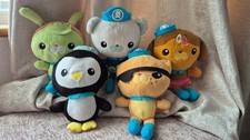 Octonauts Fisher-Price Bundle of 5 Plush Characters + 3 other characters free 