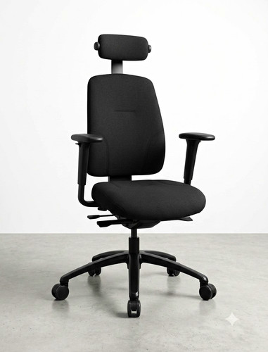 Logic 200 black high - high, back