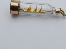 9ct Gold Ship In A Bottle Charm