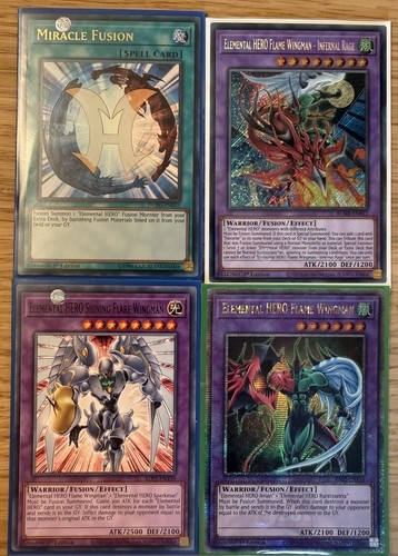 Yugioh elemental hero flame - yugioh,