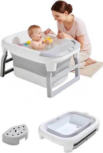 Large baby bathtub - large, foldable