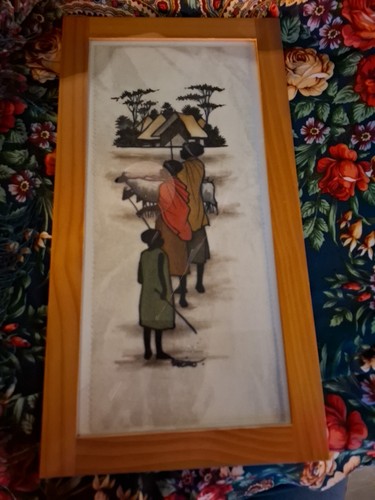 West african wax batik linen - african,
