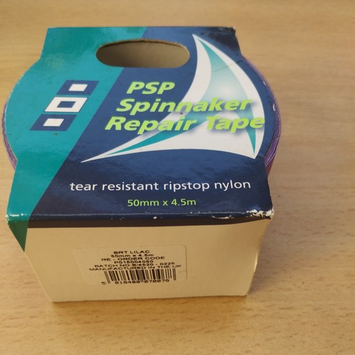 Psp spinnaker repair - repair, tape