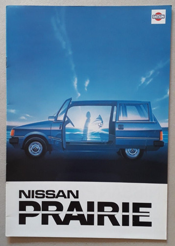 Nissan prairie brochure 1983 - brochure,