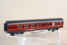 EXLEY O GAUGE BR Ex LMS MAROON 2nd CLASS CORRIDOR BRAKE COACH 6240 oi
