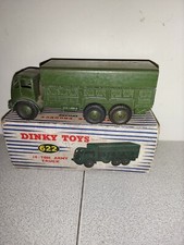 Dinky no 622 Ten Ton ARMY TRUCK with origional box.(FODEN) 1954-64.
