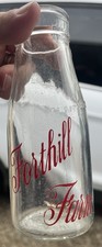 Superb Rare Forthill Dairy Scottish Half Pint 1970’s Milk Bottle