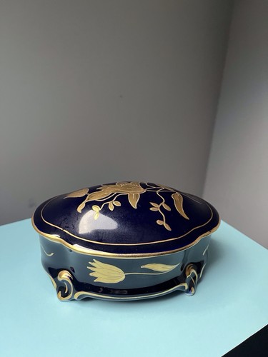Antique cobalt porcelain - antique,