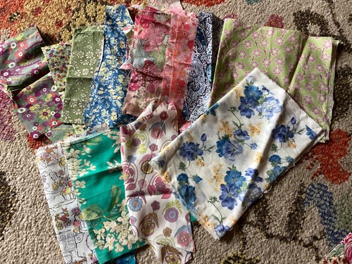 Liberty lawn fabrics scrap - liberty,