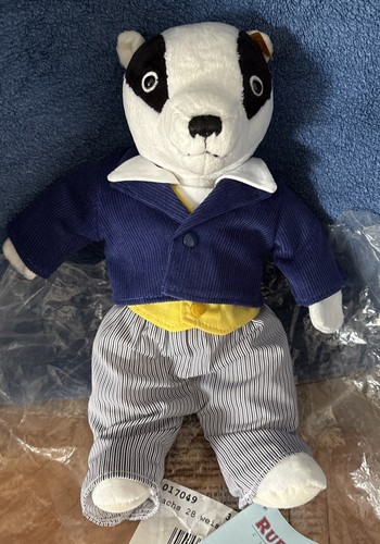 Steiff bill badger plush bear - bill,