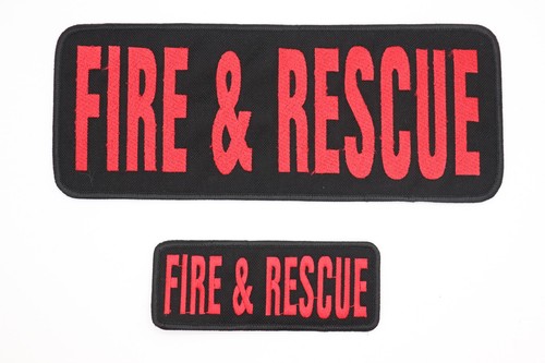 Embroidered fire and rescue - embroidered,