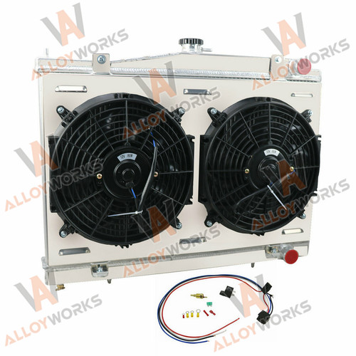 Rows radiator shroud fan - 3, +shroud