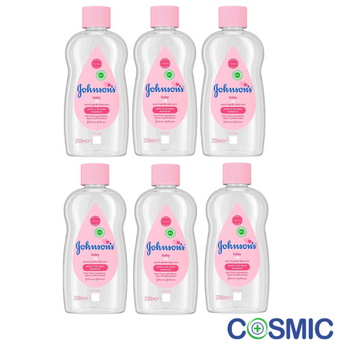 Johnson baby oil 200ml - 6, x