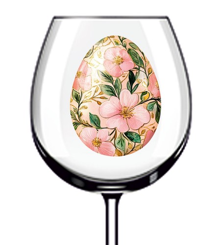 12x easter floral egg - easter,