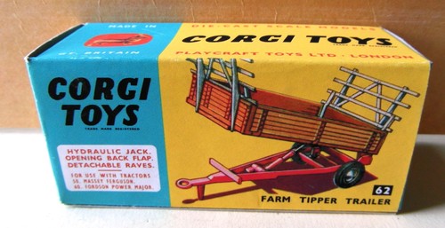 Corgi farm tipper trailer - corgi,