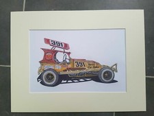 brisca f1 stock car  print of