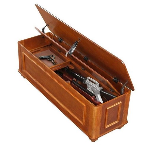 Gun rifle concealment chest - gun,