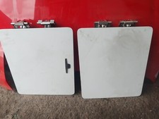 2014 MERCEDES ACTROS 2545 LS MP4 TRUCK PAIR OF EXTERIOR CABIN STORAGE LID DOOR