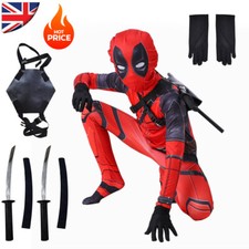 Deadpool Costume Cosplay Kids