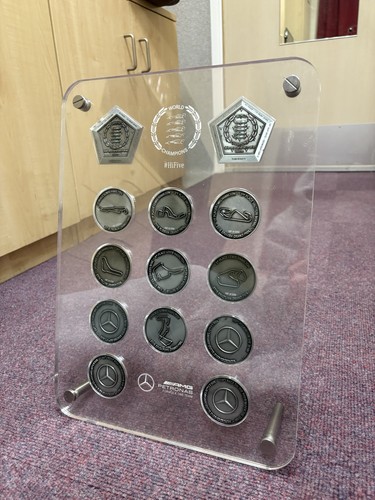 Mercedes medal plaque 2018 - mercedes,
