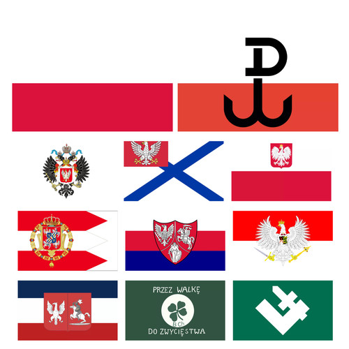 Poland flag communist flaga - flag,