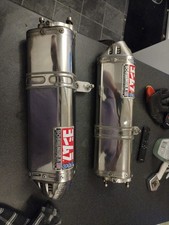 KAWASAKI ZX10R 2006 YOSHIMURA TRI OVAL EXHAUST SILENCERS CANS 2007 06 07 GEN 2