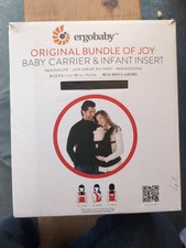 Ergobaby Original Bundle of Joy Baby Carrier Black & Camel Unused Open Box