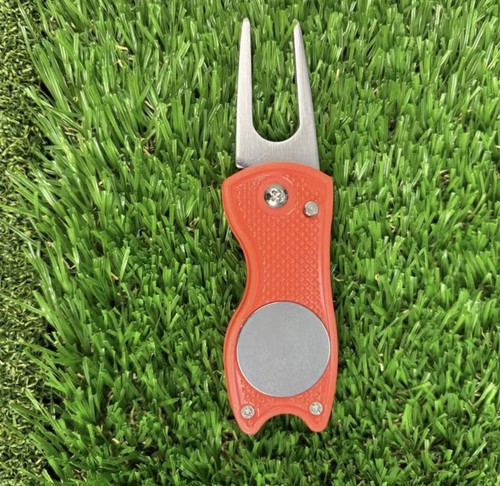 Golf divot repair - tool, with