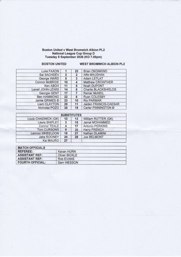 Boston united west bromwich - west,