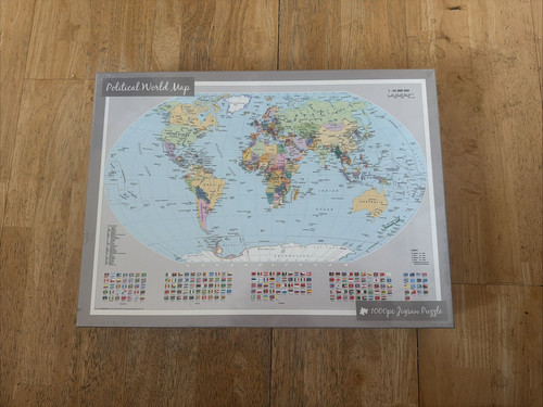 Political world map - political, piece