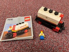 LEGO 7816 Shell Tanker Wagon from 4.5v / 12v Train era c/w Instructions. No Box